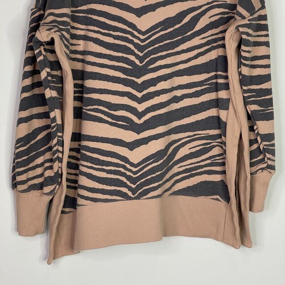 Aerie Good Vibes Tiger Stripe Oversized Sweater Women's Size Small - Picture 5 of 9